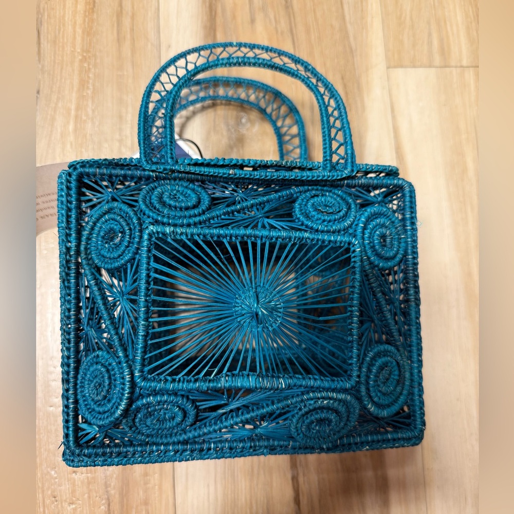 Fun teal designer purse
